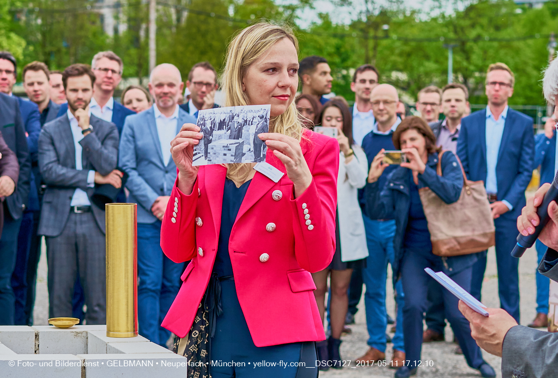 11. Mai 2017 - Grundsteinlegung für die LOGE und dem Kulturquadrat in Neuperlach